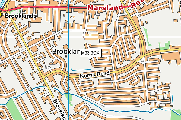 M33 3QX map - OS VectorMap District (Ordnance Survey) M33 3QX map - OS VectorMap District (Ordnance Survey)