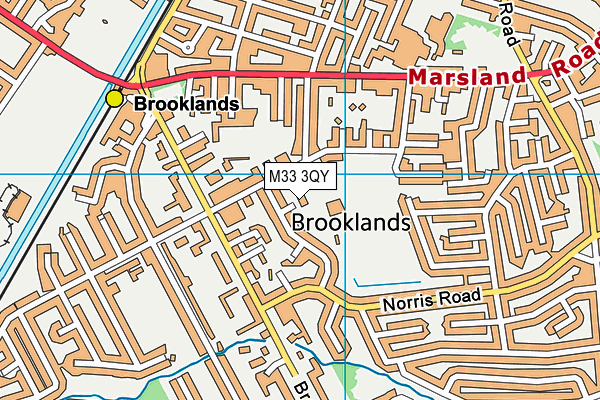 M33 3QY map - OS VectorMap District (Ordnance Survey) M33 3QY map - OS VectorMap District (Ordnance Survey)