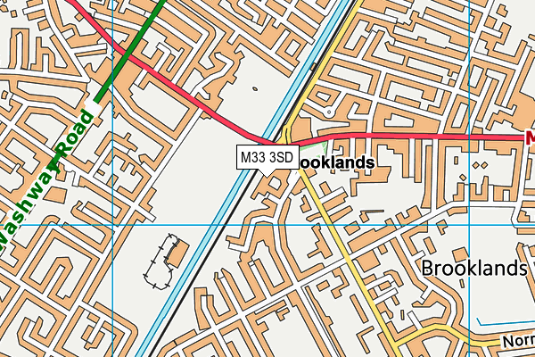 M33 3SD map - OS VectorMap District (Ordnance Survey) M33 3SD map - OS VectorMap District (Ordnance Survey)