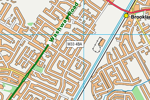 M33 4BA map - OS VectorMap District (Ordnance Survey) M33 4BA map - OS VectorMap District (Ordnance Survey)