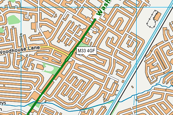 M33 4GF map - OS VectorMap District (Ordnance Survey) M33 4GF map - OS VectorMap District (Ordnance Survey)