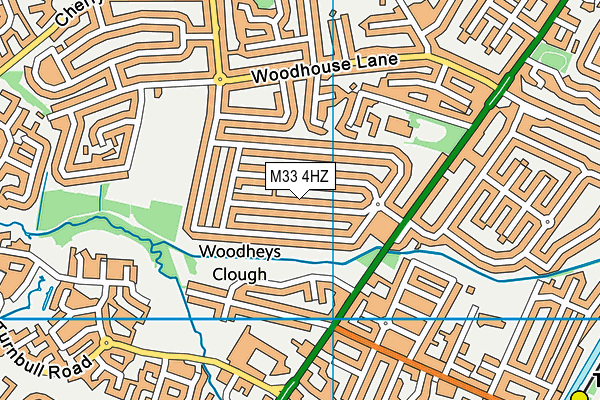 M33 4HZ map - OS VectorMap District (Ordnance Survey) M33 4HZ map - OS VectorMap District (Ordnance Survey)