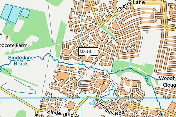 M33 4JL map - OS VectorMap District (Ordnance Survey) M33 4JL map - OS VectorMap District (Ordnance Survey)