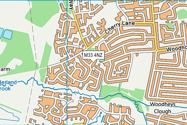 M33 4NZ map - OS VectorMap District (Ordnance Survey) M33 4NZ map - OS VectorMap District (Ordnance Survey)