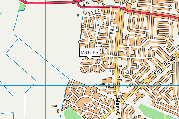 M33 5ES map - OS VectorMap District (Ordnance Survey) M33 5ES map - OS VectorMap District (Ordnance Survey)