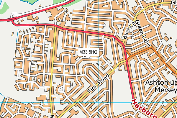 M33 5HQ map - OS VectorMap District (Ordnance Survey) M33 5HQ map - OS VectorMap District (Ordnance Survey)
