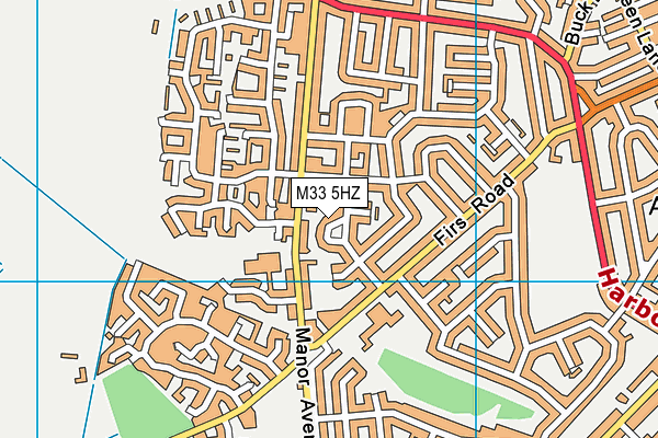 M33 5HZ map - OS VectorMap District (Ordnance Survey) M33 5HZ map - OS VectorMap District (Ordnance Survey)