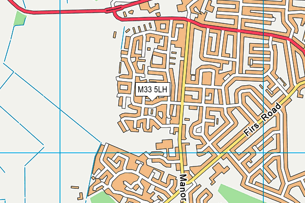 M33 5LH map - OS VectorMap District (Ordnance Survey) M33 5LH map - OS VectorMap District (Ordnance Survey)