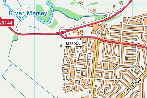 M33 5LQ map - OS VectorMap District (Ordnance Survey) M33 5LQ map - OS VectorMap District (Ordnance Survey)