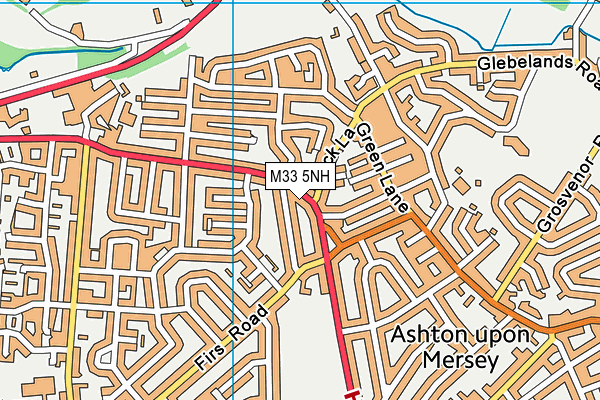 M33 5NH map - OS VectorMap District (Ordnance Survey) M33 5NH map - OS VectorMap District (Ordnance Survey)