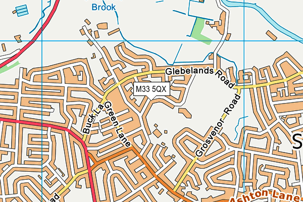 M33 5QX map - OS VectorMap District (Ordnance Survey) M33 5QX map - OS VectorMap District (Ordnance Survey)