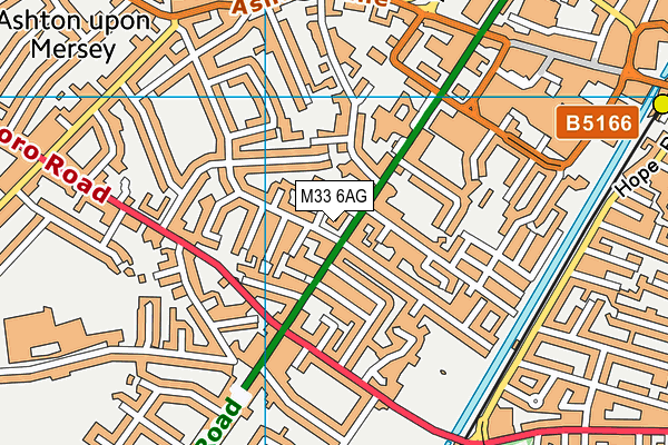 M33 6AG map - OS VectorMap District (Ordnance Survey) M33 6AG map - OS VectorMap District (Ordnance Survey)