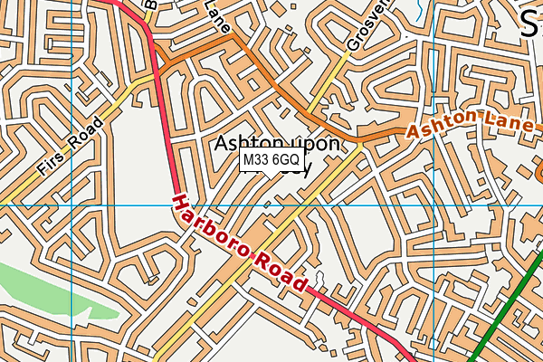 M33 6GQ map - OS VectorMap District (Ordnance Survey) M33 6GQ map - OS VectorMap District (Ordnance Survey)