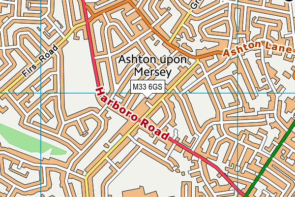 M33 6GS map - OS VectorMap District (Ordnance Survey) M33 6GS map - OS VectorMap District (Ordnance Survey)