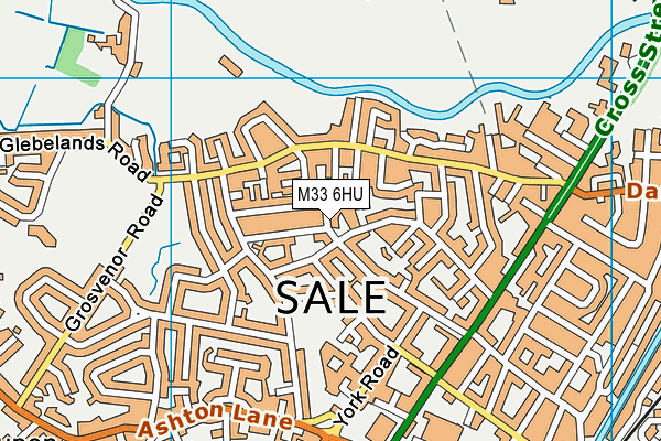 M33 6HU map - OS VectorMap District (Ordnance Survey) M33 6HU map - OS VectorMap District (Ordnance Survey)