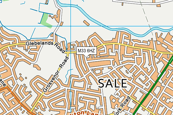 M33 6HZ map - OS VectorMap District (Ordnance Survey) M33 6HZ map - OS VectorMap District (Ordnance Survey)