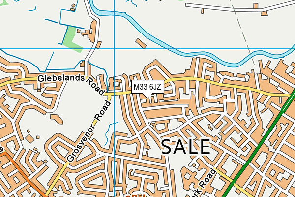 M33 6JZ map - OS VectorMap District (Ordnance Survey) M33 6JZ map - OS VectorMap District (Ordnance Survey)