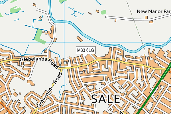 M33 6LG map - OS VectorMap District (Ordnance Survey) M33 6LG map - OS VectorMap District (Ordnance Survey)