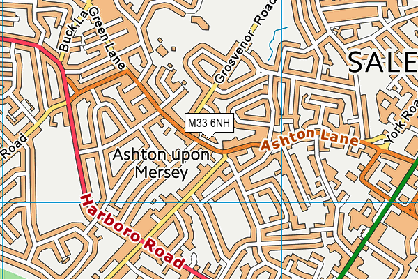 M33 6NH map - OS VectorMap District (Ordnance Survey) M33 6NH map - OS VectorMap District (Ordnance Survey)