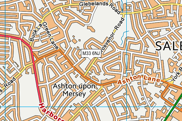 M33 6NJ map - OS VectorMap District (Ordnance Survey) M33 6NJ map - OS VectorMap District (Ordnance Survey)