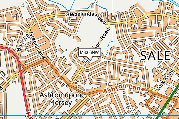 M33 6NW map - OS VectorMap District (Ordnance Survey) M33 6NW map - OS VectorMap District (Ordnance Survey)