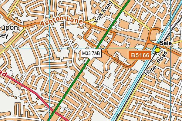 M33 7AB map - OS VectorMap District (Ordnance Survey) M33 7AB map - OS VectorMap District (Ordnance Survey)