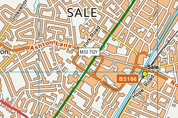 M33 7QY map - OS VectorMap District (Ordnance Survey) M33 7QY map - OS VectorMap District (Ordnance Survey)