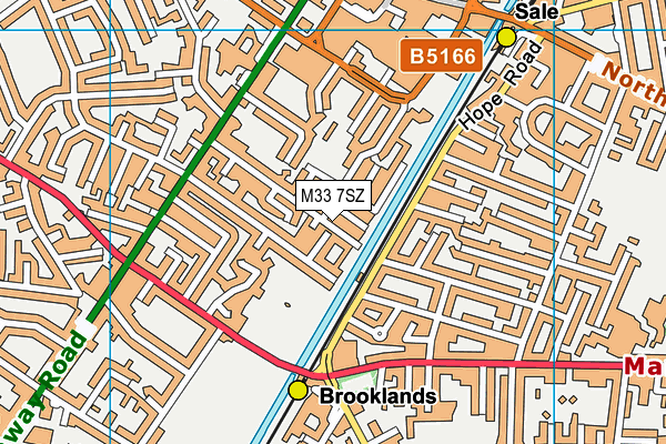 M33 7SZ map - OS VectorMap District (Ordnance Survey) M33 7SZ map - OS VectorMap District (Ordnance Survey)