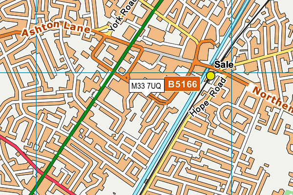 M33 7UQ map - OS VectorMap District (Ordnance Survey) M33 7UQ map - OS VectorMap District (Ordnance Survey)
