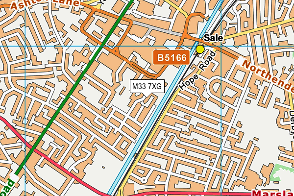 M33 7XG map - OS VectorMap District (Ordnance Survey) M33 7XG map - OS VectorMap District (Ordnance Survey)