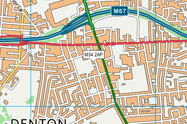 M34 2AP map - OS VectorMap District (Ordnance Survey) M34 2AP map - OS VectorMap District (Ordnance Survey)