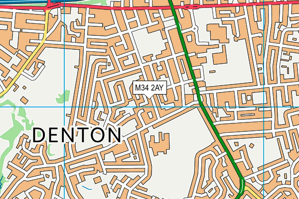 M34 2AY map - OS VectorMap District (Ordnance Survey) M34 2AY map - OS VectorMap District (Ordnance Survey)