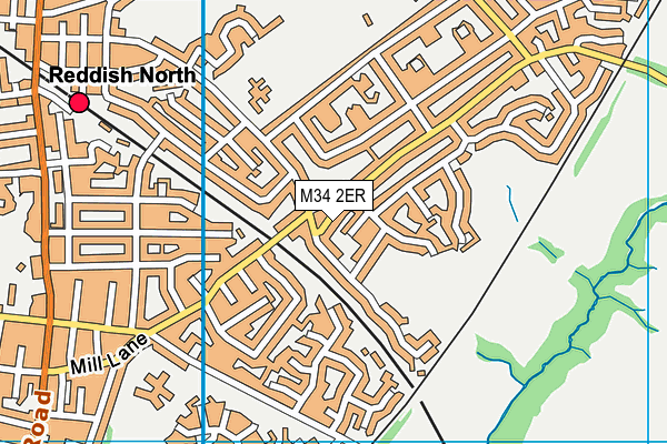 M34 2ER map - OS VectorMap District (Ordnance Survey) M34 2ER map - OS VectorMap District (Ordnance Survey)