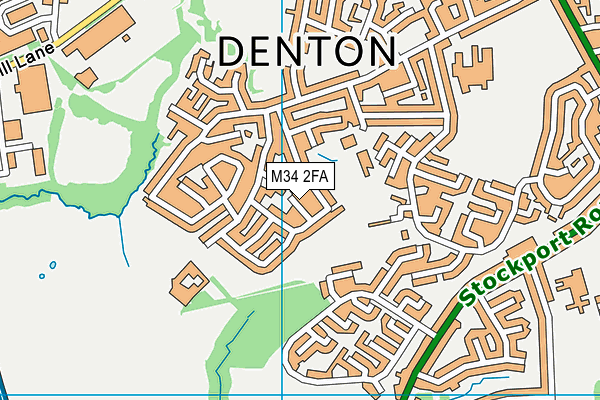 M34 2FA map - OS VectorMap District (Ordnance Survey) M34 2FA map - OS VectorMap District (Ordnance Survey)