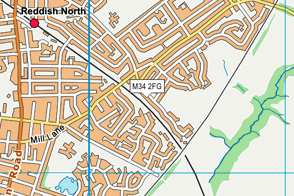 M34 2FG map - OS VectorMap District (Ordnance Survey) M34 2FG map - OS VectorMap District (Ordnance Survey)