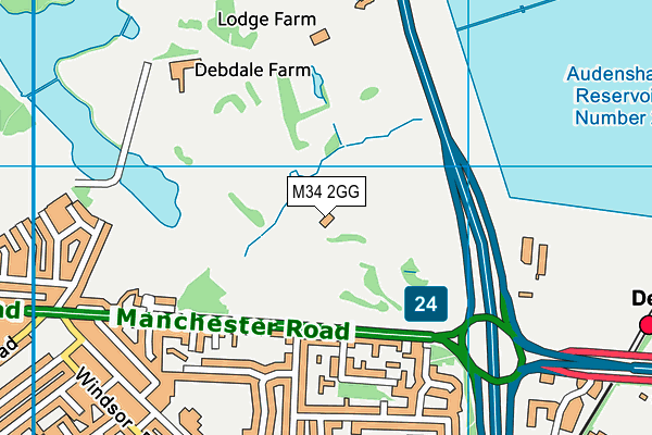 M34 2GG map - OS VectorMap District (Ordnance Survey) M34 2GG map - OS VectorMap District (Ordnance Survey)