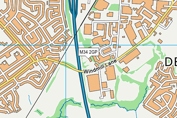 M34 2GP map - OS VectorMap District (Ordnance Survey) M34 2GP map - OS VectorMap District (Ordnance Survey)