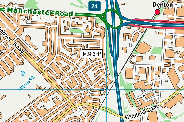 M34 2PP map - OS VectorMap District (Ordnance Survey) M34 2PP map - OS VectorMap District (Ordnance Survey)