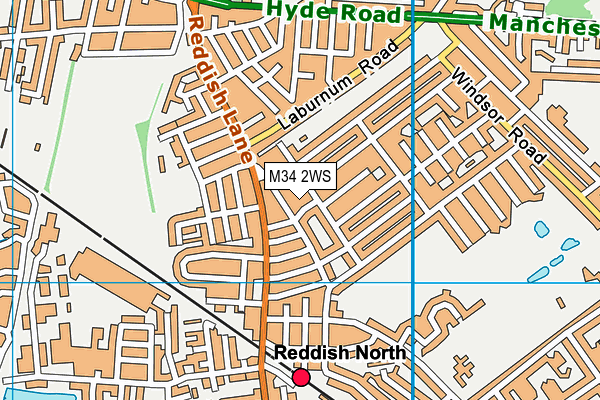 M34 2WS map - OS VectorMap District (Ordnance Survey) M34 2WS map - OS VectorMap District (Ordnance Survey)