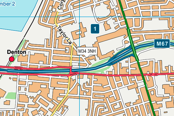 M34 3NH map - OS VectorMap District (Ordnance Survey) M34 3NH map - OS VectorMap District (Ordnance Survey)