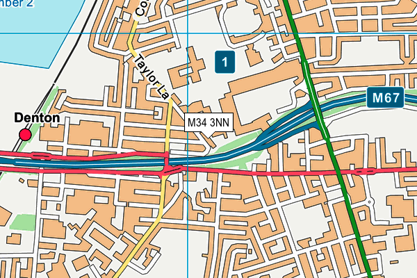 M34 3NN map - OS VectorMap District (Ordnance Survey) M34 3NN map - OS VectorMap District (Ordnance Survey)