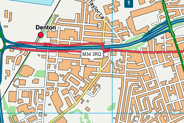 M34 3RQ map - OS VectorMap District (Ordnance Survey) M34 3RQ map - OS VectorMap District (Ordnance Survey)