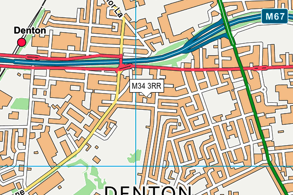 M34 3RR map - OS VectorMap District (Ordnance Survey) M34 3RR map - OS VectorMap District (Ordnance Survey)