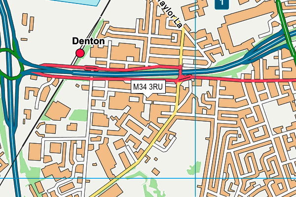 M34 3RU map - OS VectorMap District (Ordnance Survey) M34 3RU map - OS VectorMap District (Ordnance Survey)