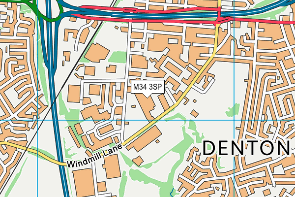 M34 3SP map - OS VectorMap District (Ordnance Survey) M34 3SP map - OS VectorMap District (Ordnance Survey)