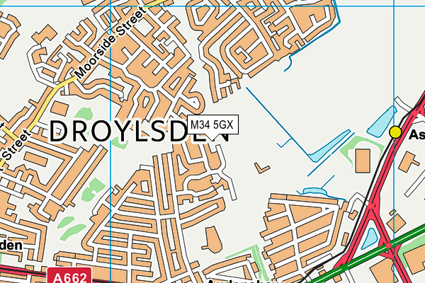 M34 5GX map - OS VectorMap District (Ordnance Survey) M34 5GX map - OS VectorMap District (Ordnance Survey)