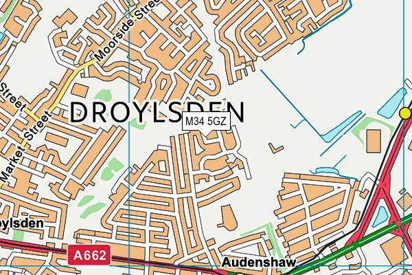M34 5GZ map - OS VectorMap District (Ordnance Survey) M34 5GZ map - OS VectorMap District (Ordnance Survey)