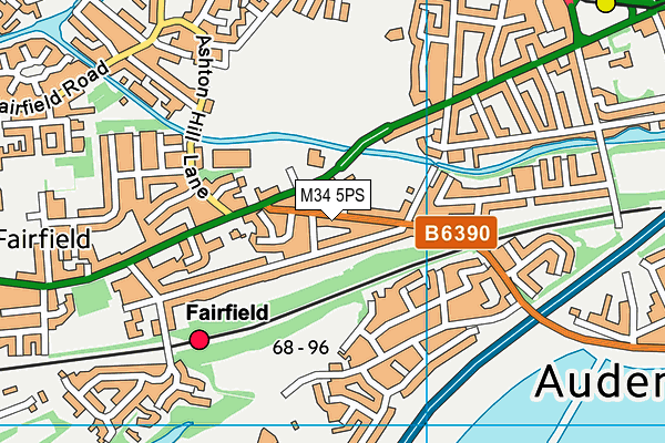 M34 5PS map - OS VectorMap District (Ordnance Survey) M34 5PS map - OS VectorMap District (Ordnance Survey)