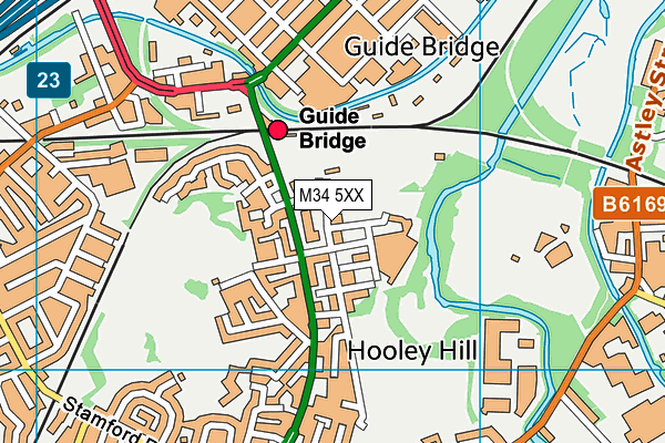 M34 5XX map - OS VectorMap District (Ordnance Survey) M34 5XX map - OS VectorMap District (Ordnance Survey)