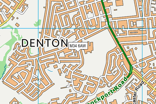M34 6AW map - OS VectorMap District (Ordnance Survey) M34 6AW map - OS VectorMap District (Ordnance Survey)